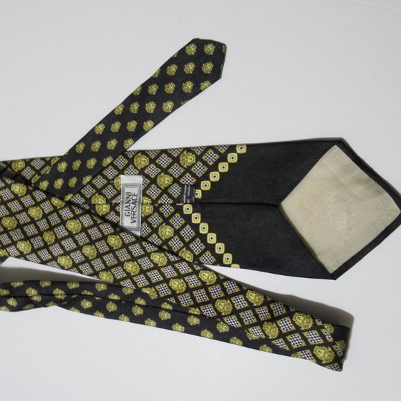 Gianni Versace Handmade Neck Tie for Men, 100% Silk - Picture 9 of 9